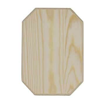 Creative Hobbies Unfinished Wood Plaques for DIY Crafts