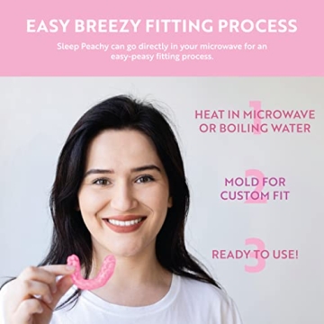 Sleep Peachy Night Guard for Women - 2 Pack (Pink)