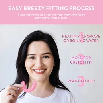 Sleep Peachy Night Guard for Women - 2 Pack (Pink)