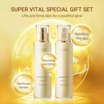 Luxury Anti Aging IOPE Skin Care Set – Wrinkle Care