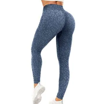 YEOREO Women's Seamless Camo Leggings for Gym & Yoga