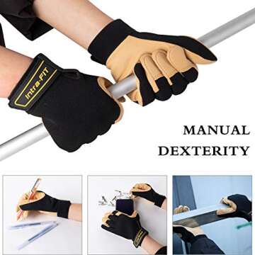 Intra-FIT Light Work Gloves with High-Abrasion Resistance