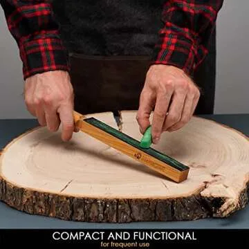 BeaverCraft Leather Strop for Effortless Knife Sharpening