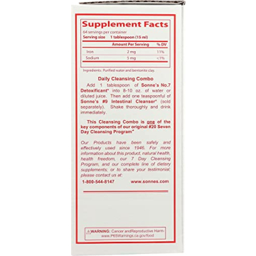 Sonnes Detoxificant #7 Natural Detox Solution