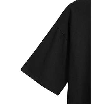 LilyCoco Women's Oversized Short Sleeve Tiger Graphic Tees New York Print T-Shirts Black Tiger Medium