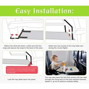 HEH Kids Airplane Footrest for Traveling Comfort