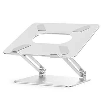 BoYata Adjustable Laptop Stand with Heat-Vent - Ergonomic 17 Inch Support