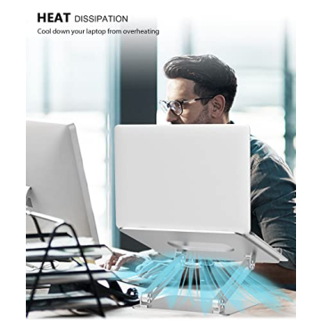BoYata Adjustable Laptop Stand with Heat-Vent 17 Inch