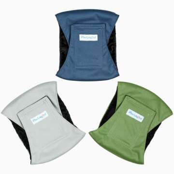 Paw Legend Washable Dog Belly Band Wrap Diapers for Male Dog | High Absorbing Puppy & Doggy Diapers ...