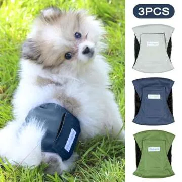 Paw Legend Washable Dog Belly Band Diapers for Male