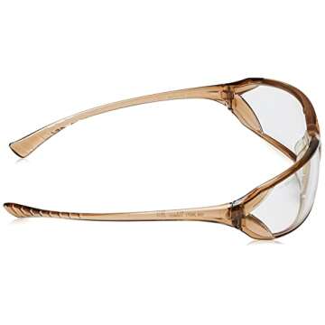Gateway Safety 23CL80 Metro Ultra-Stylish Eye Safety Glasses, Clear Lens, Caramel Frame