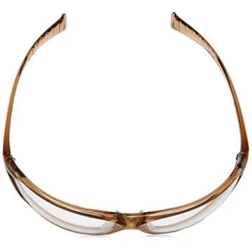 Gateway Safety 23CL80 Metro Ultra-Stylish Eye Safety Glasses, Clear Lens, Caramel Frame