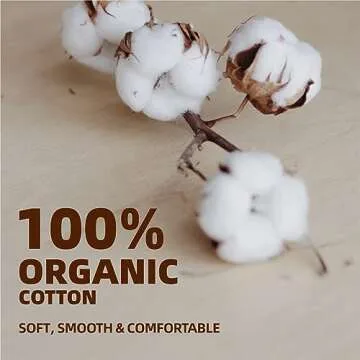 Organic Cotton Flannel Unbleached Wool for Castor Oil Pack - 2Pcs Set | Mess-Free & Reusable | Soothing Heat Compress for Liver, Abdomen & Joints | Highly Absorbent for a Nightgown-Like Comfort