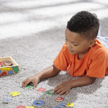 Educational Melissa & Doug Wooden Alphabet Magnets for Kids