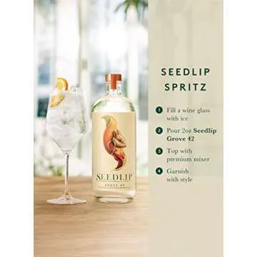 Seedlip Grove 42 - Non-alcoholic Spirit | Calorie Free, Sugar Free | Spirits Alternative | Alcohol Free Cocktails | 23.7fl oz (700ml)