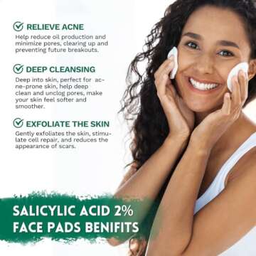 ANAI RUI Salicylic Acid Face Pads for Clear Skin