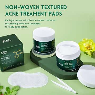 ANAI RUI Salicylic Acid Face Pads for Clear Skin
