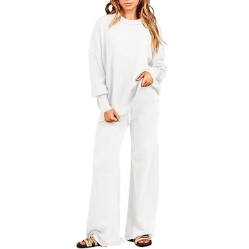 Trendy ANRABESS Women Oversized Sweater & Pants Set