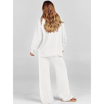 Trendy ANRABESS Women Oversized Sweater & Pants Set
