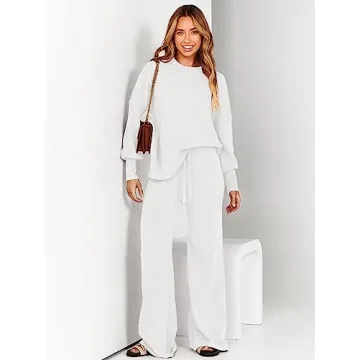Trendy ANRABESS Women Oversized Sweater & Pants Set