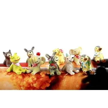 20 Pcs Animals Fairy Garden Kits for Festive Fun