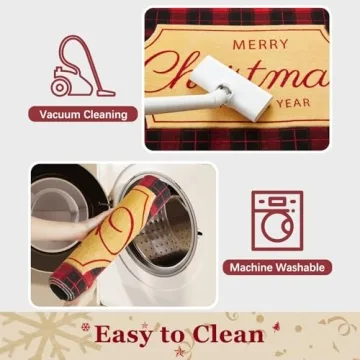 TYUU Christmas Door Mat - 17"x30" Outdoor Mat
