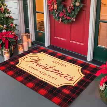 TYUU Christmas Door Mat - 17"x30" Outdoor Mat