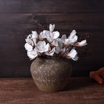 Rustic Vase for Home Decor - Handcrafted Ceramic Elegance