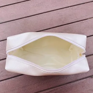 ZUNUONUO Chenille Letter Cosmetic Bag for Women