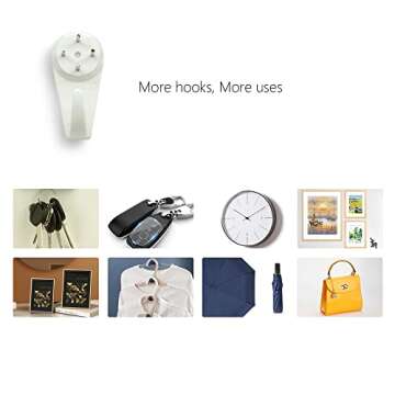 HI LOHAS Picture Hanging Kit No Damage Wall Hangers