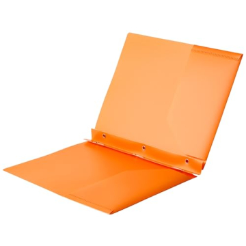 Durable Amazon Basics Heavy Duty Plastic Folders - Pack of 12