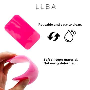 LLBA Silicone Eyelash Pads | Easy Lash Extension Solution