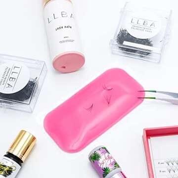 LLBA Silicone Eyelash Pads | Easy Lash Extension Solution