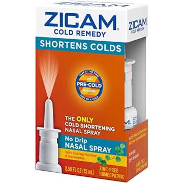 Zicam Cold Remedy No Drip Nasal Spray - 0.5oz, Pack of 3