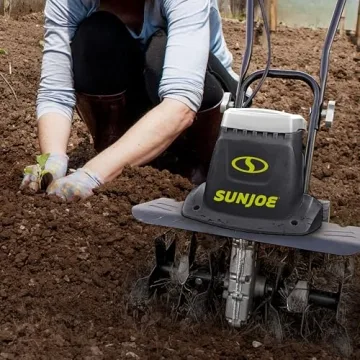 Sun Joe Electric Tiller - 12 Amp, 16 Inch, Durable & Easy to Use