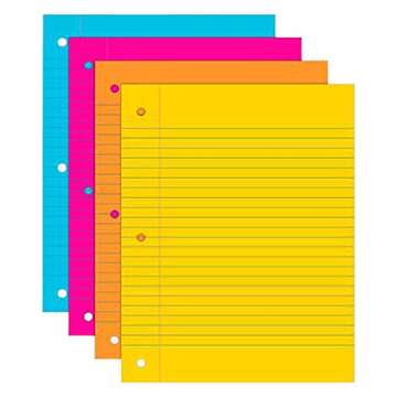 Astrobrights-25910-01 Filler Paper, 8 x 10-1/2 Inches, 20 lb, Assorted Colors, 100 Sheets