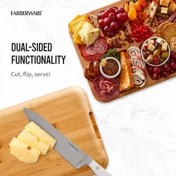 Farberware Cutting Board with Locking Lid - 11x14 Inch