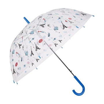 Stylish Amazon Basics Clear Bubble Round Umbrella for All