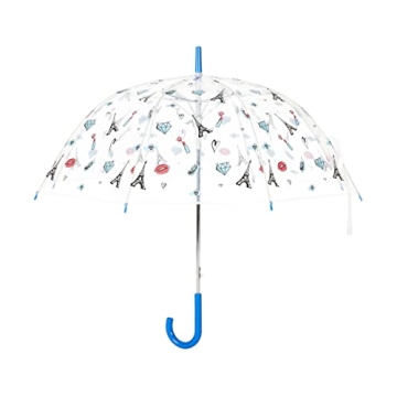 Stylish Amazon Basics Clear Bubble Round Umbrella for All