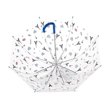 Stylish Amazon Basics Clear Bubble Round Umbrella for All