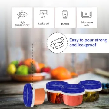 HomeyGear 12 Pack Leak-Proof Food Storage Containers