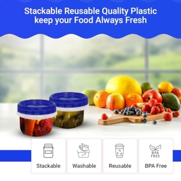 HomeyGear 12 Pack Leak-Proof Food Storage Containers