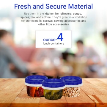 HomeyGear 12 Pack Leak-Proof Food Storage Containers