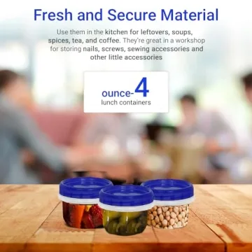 HomeyGear 12 Pack Leak-Proof Food Storage Containers