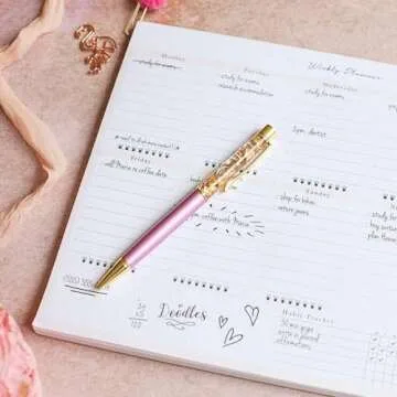 Peachly Desktop Weekly Planner Notepad | 60 Undated Tear-Off Pages | Schedule Daily To-Do Lists | Increase Your Productivity In Less Than 5 Minutes A Week | Achieve Your Goals | Peach and Mint Fern