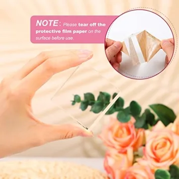 Acrylic Square Display Block Set for Collectibles