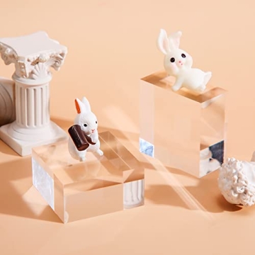 Acrylic Square Display Block Set for Collectibles