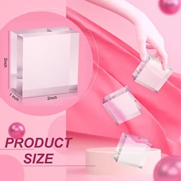 Acrylic Square Display Block Set for Collectibles