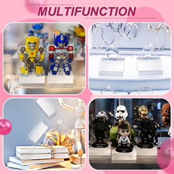 Acrylic Square Display Block Set for Collectibles