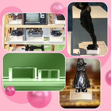 Acrylic Square Display Block Set for Collectibles